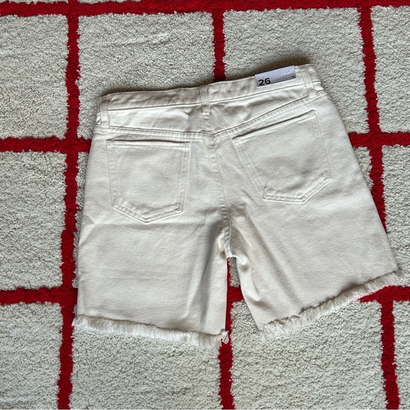 Joe’s Jeans White Denim Shorts - Picture 3 of 7